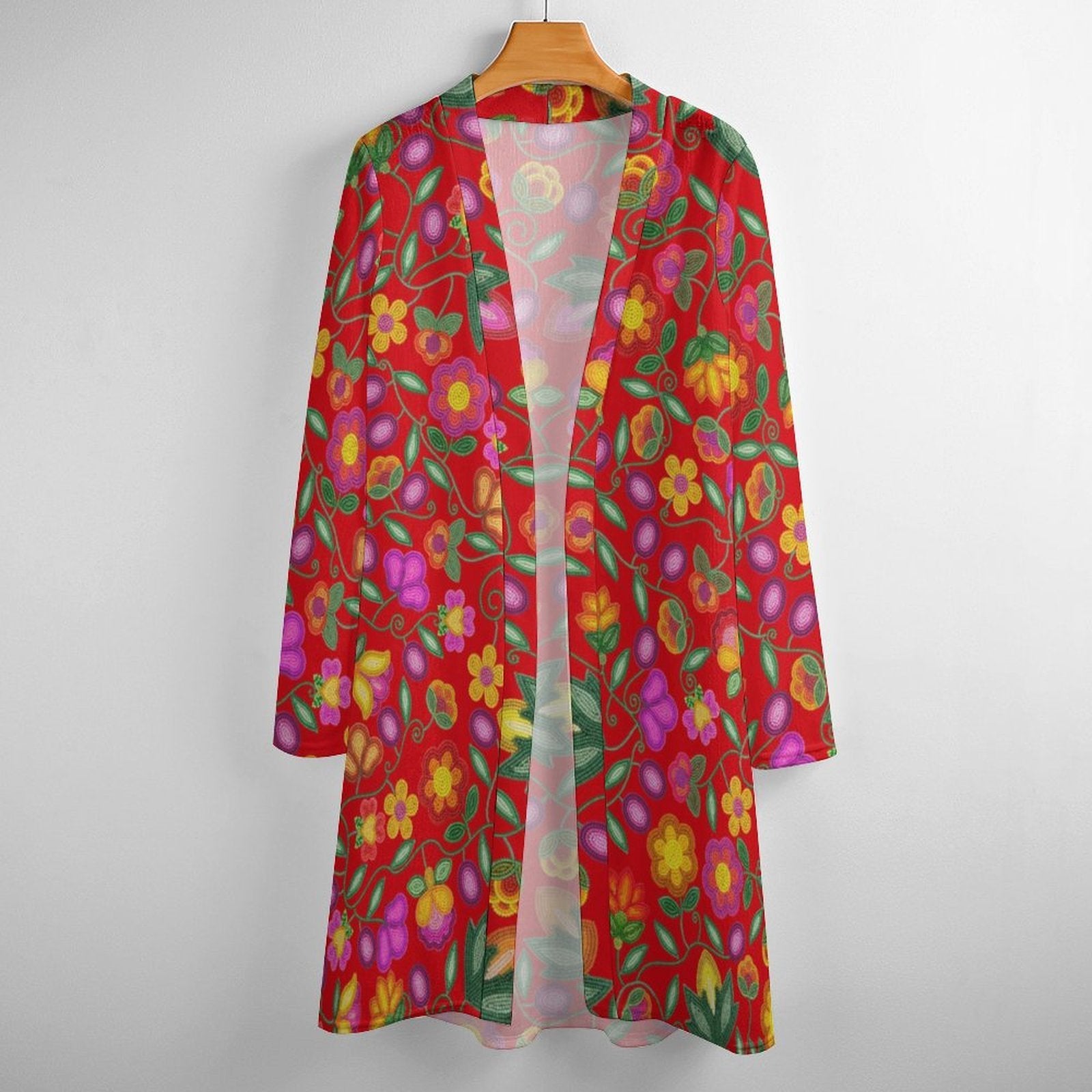 Boreal Bounty Red Cardigan