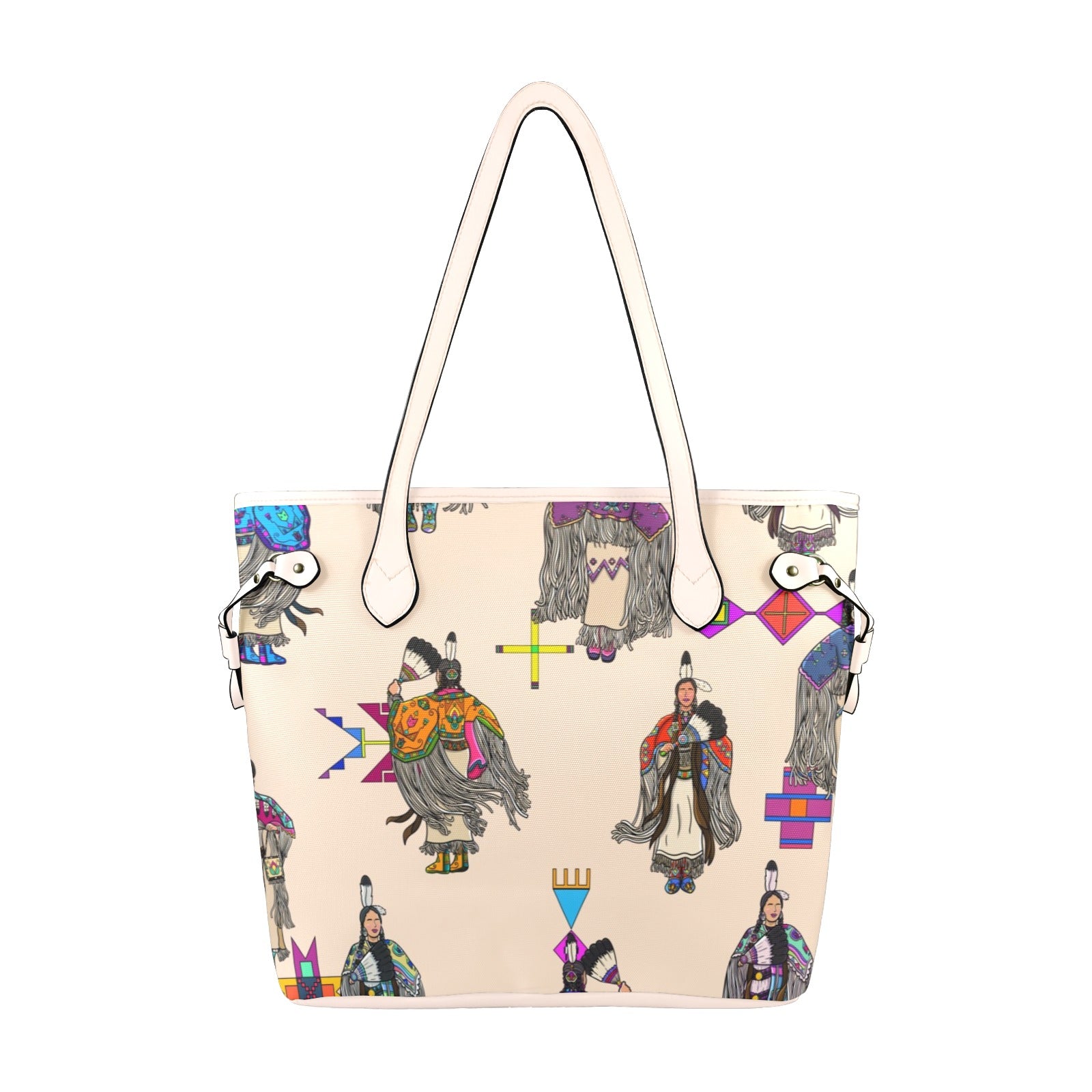 Women's Tradish Dancers Muslin Clover Canvas Tote Bag