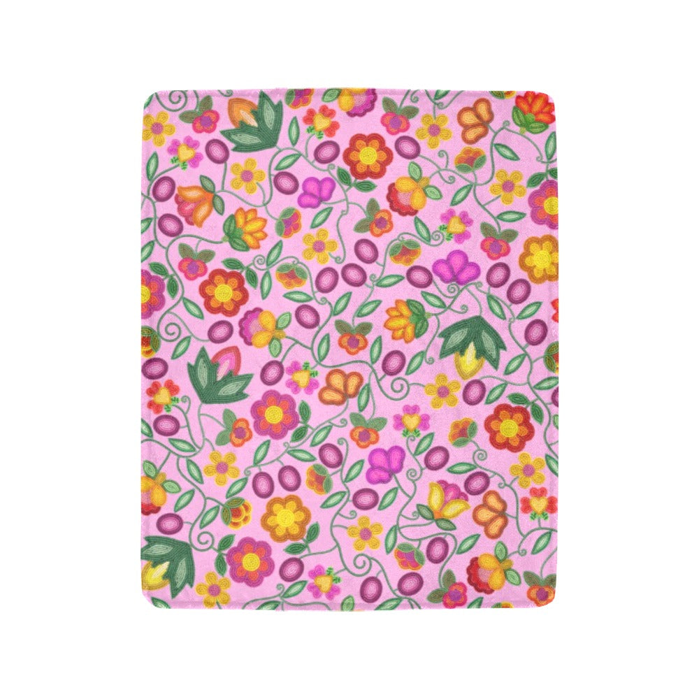 Boreal Bounty Pink Ultra-Soft Micro Fleece Blanket 40"x50"