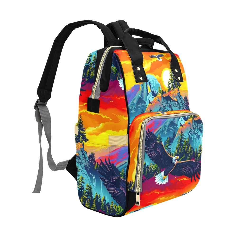 Cruising Eagles Multi-Function Diaper Backpack/Diaper Bag