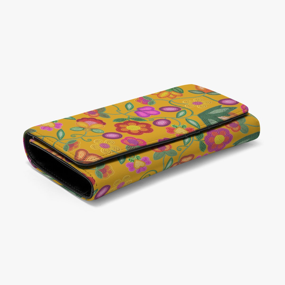 Boreal Bounty Yellow Foldable Wallet