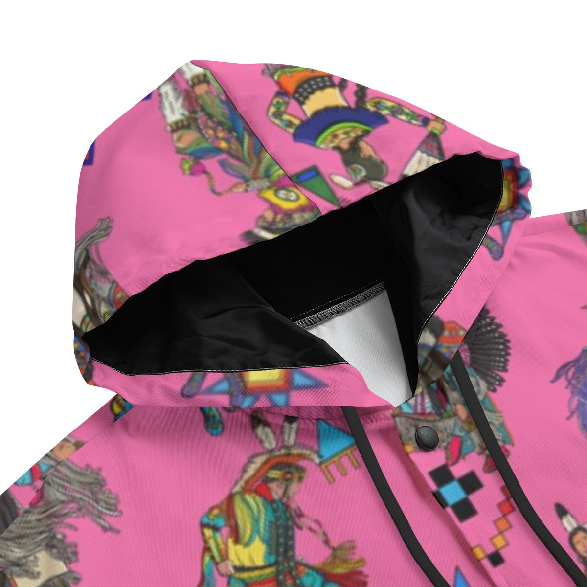 Grand Entry Dancer Pink Men's Varsity Jacket