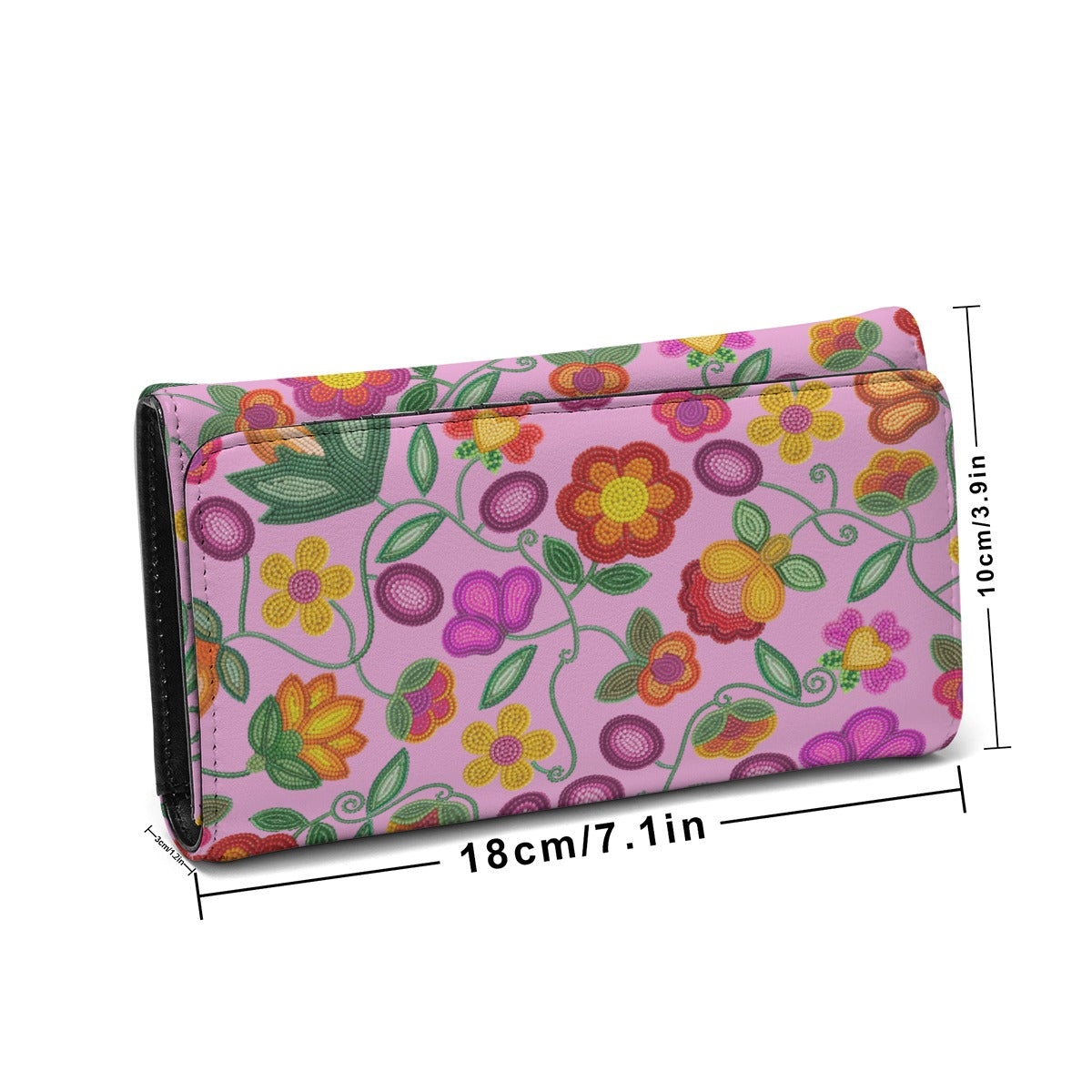 Boreal Bounty Pink Foldable Wallet