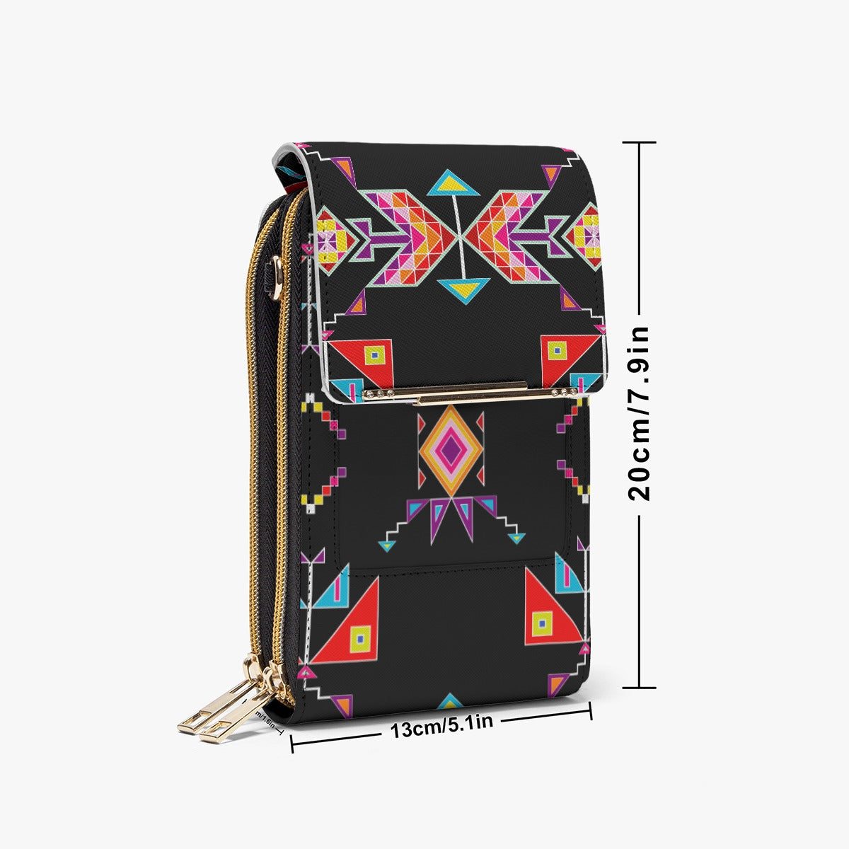 Scattered Generations Black Mobile Phone Chest Bag