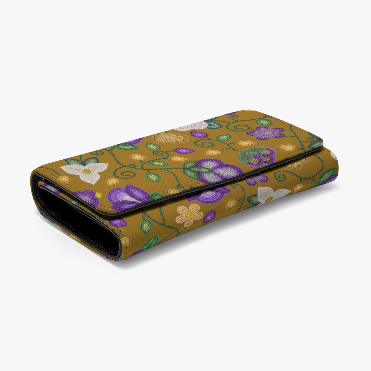 Midnight Moss Bloom Toffee Foldable Wallet