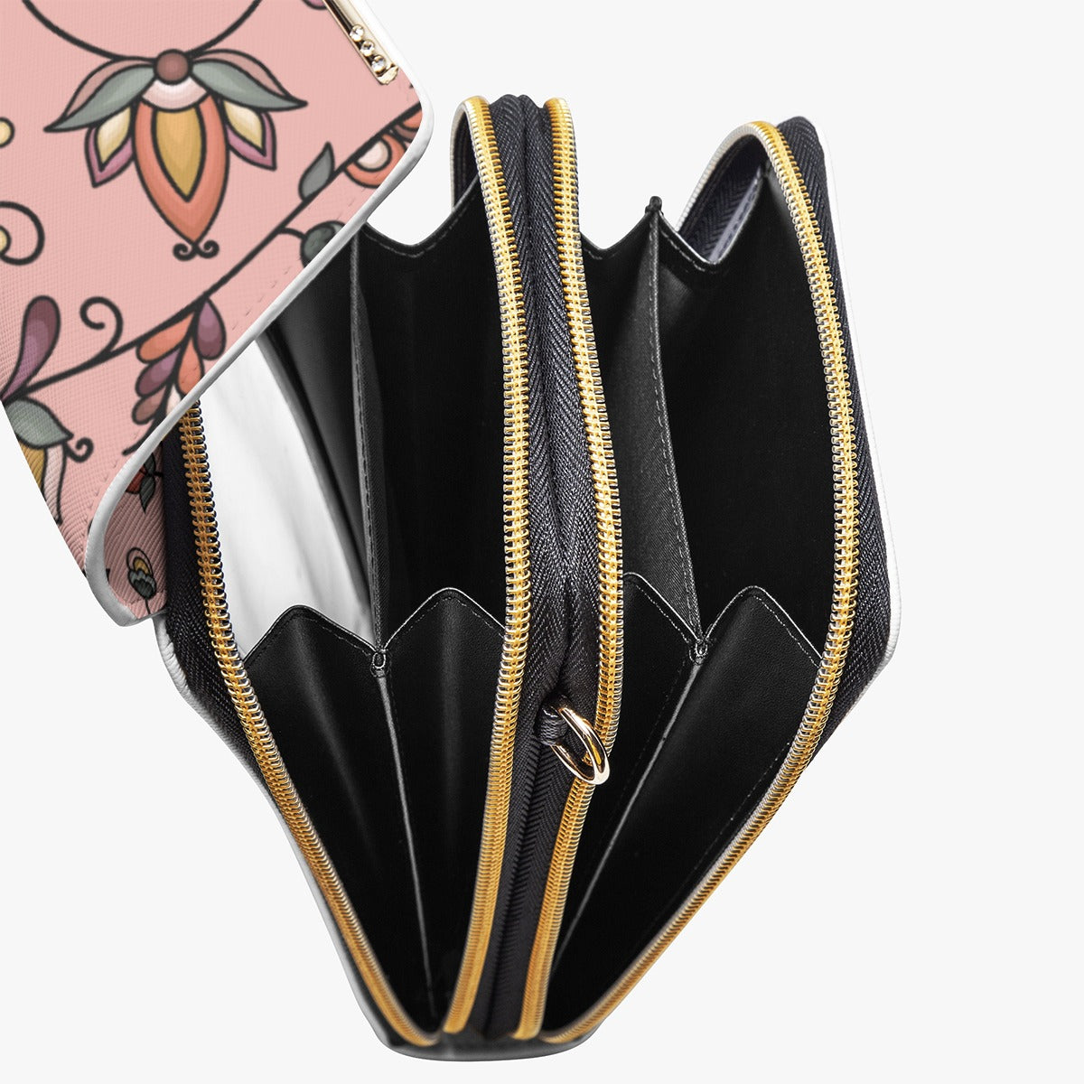 Burnt Sky Petals Peach Mobile Phone Chest Bag