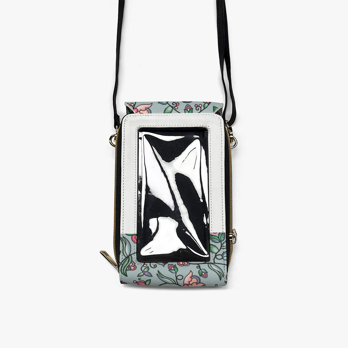 Amber Evening Garland Turquoise Mobile Phone Chest Bag