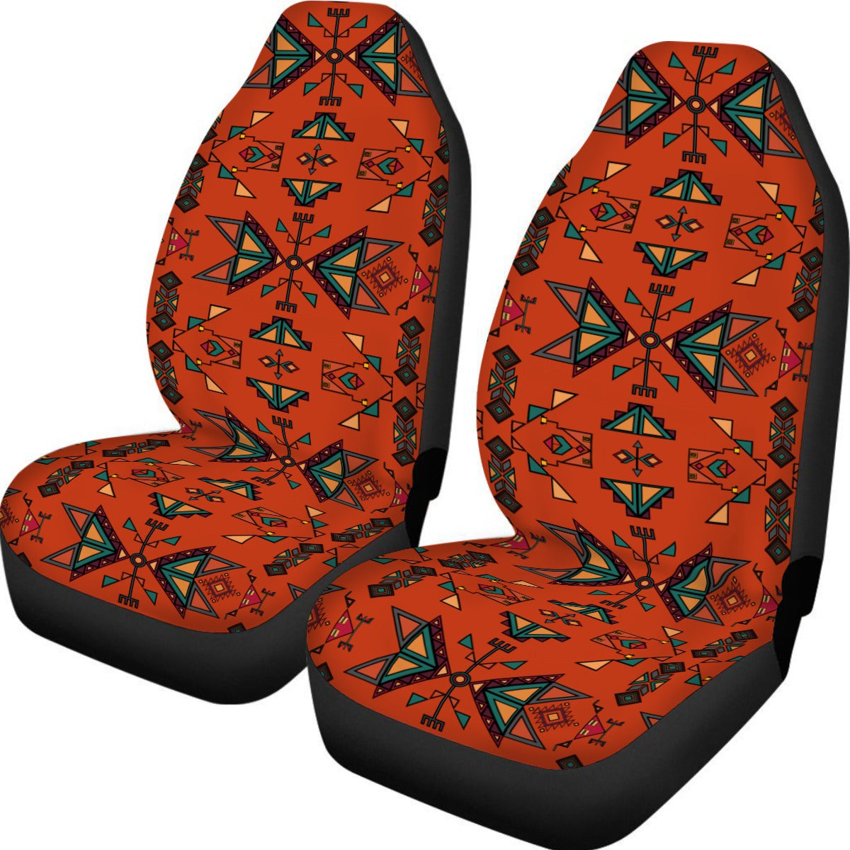 Arrow Dawn Orange Universal Car Seat Cover With Thickened Back