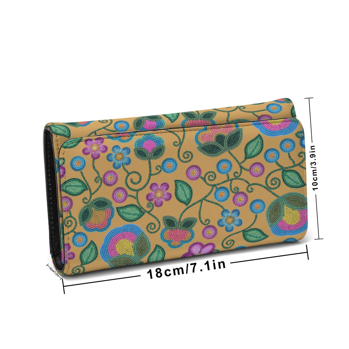 Turquoise Sunbeam Yellow Foldable Wallet