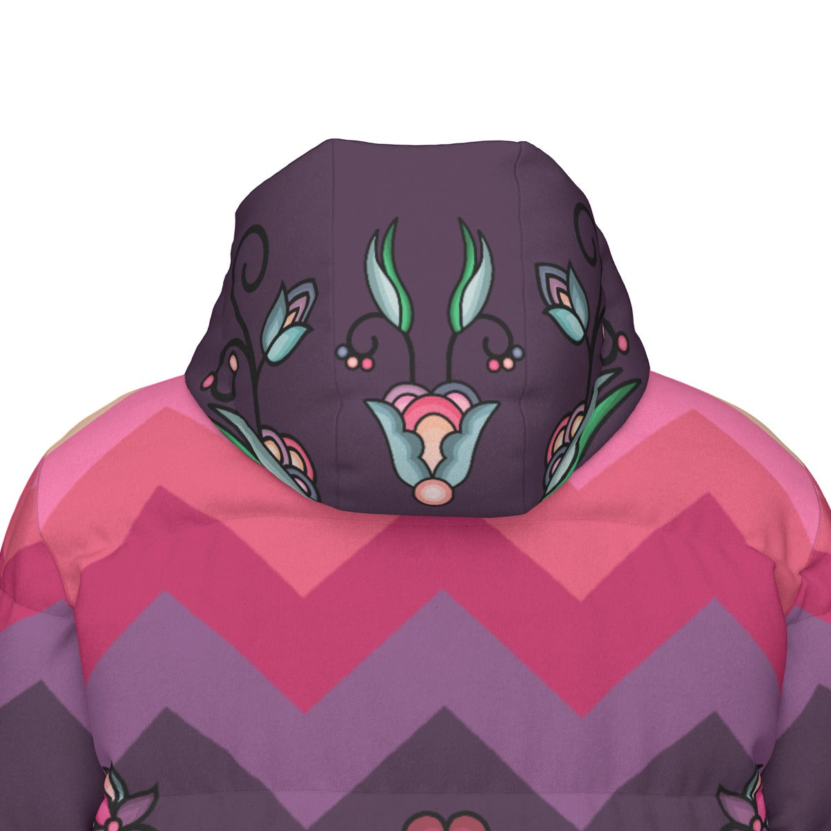 Amber Evening Garland Unisex Long Down Jacket