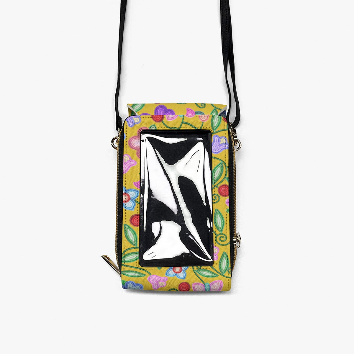 Petal Harmony Ochre Mobile Phone Chest Bag
