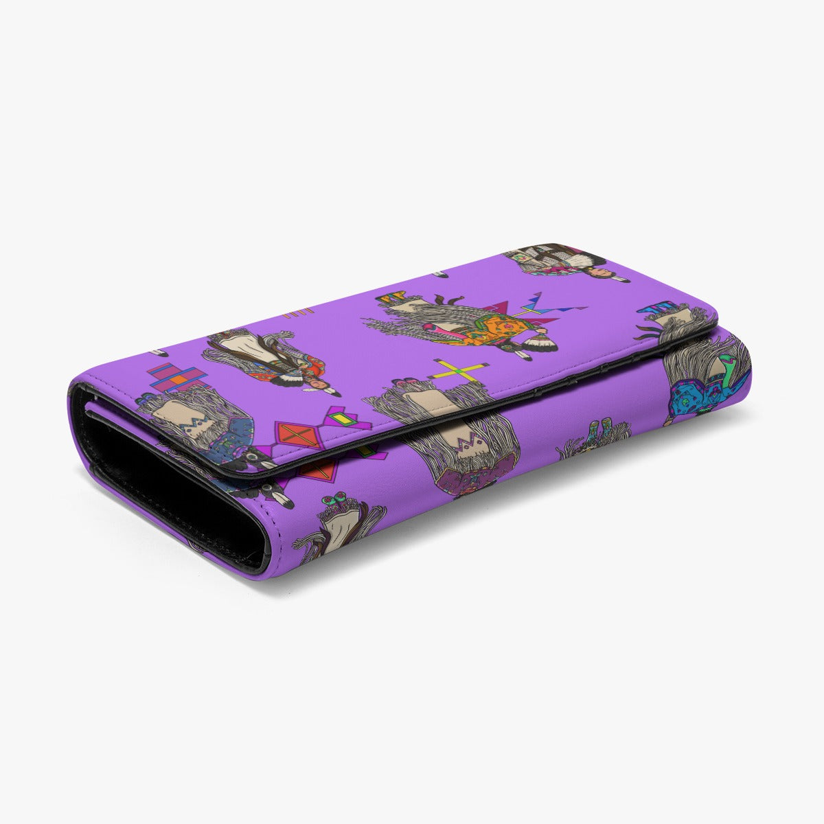 Women's Tradish Dancers Purple Foldable Wallet