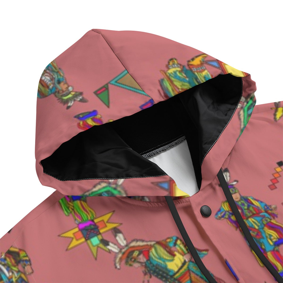 Men's Grass Dancers Terra Cotta Men's Varsity Jacket