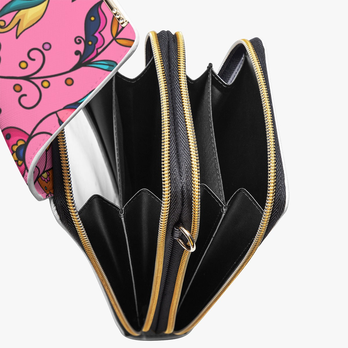 Copper Prairie Petals Pink Mobile Phone Chest Bag