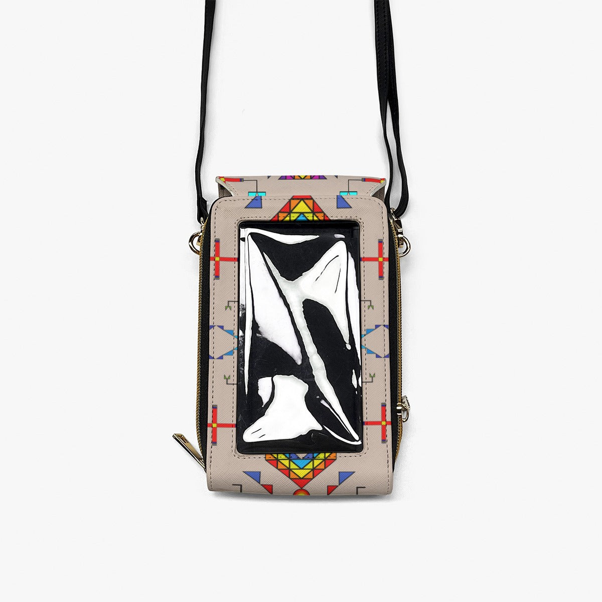 Rainy Chief Rainbow Taupe Mobile Phone Chest Bag