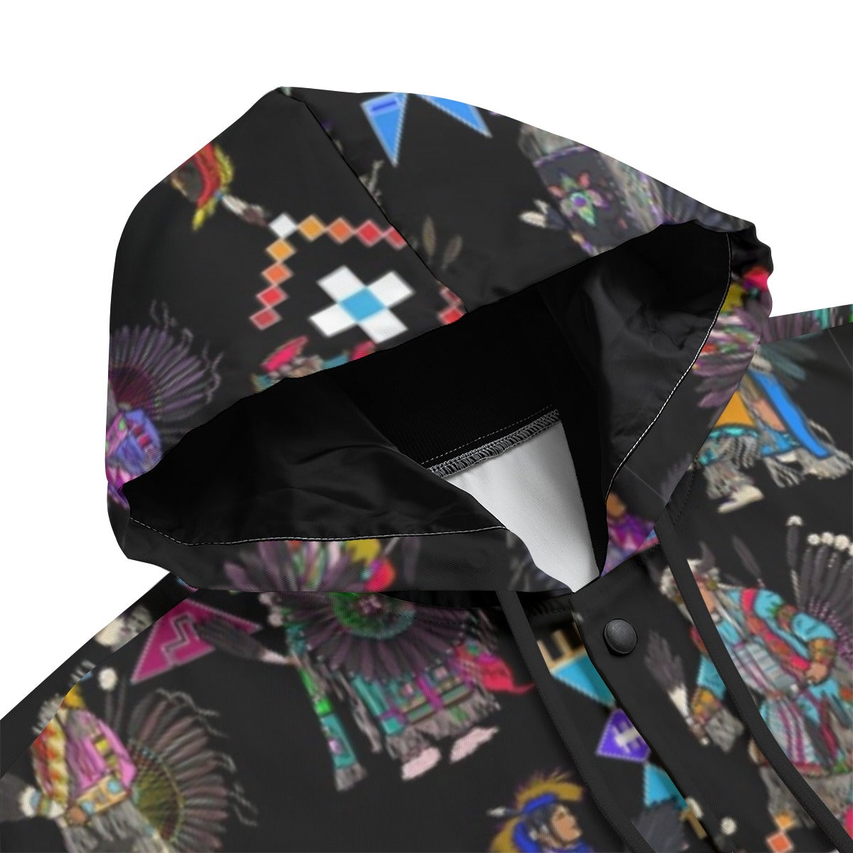 Men's Tradish Dancers Black Men's Varsity Jacket
