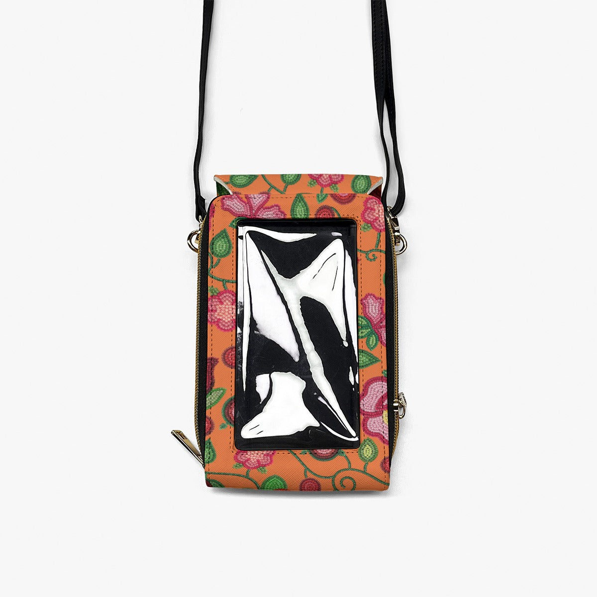Rose Reverie Orange Mobile Phone Chest BagMobile Phone Chest Bag