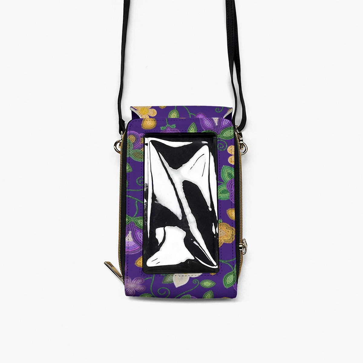 Midnight Moss Bloom Aubergine Mobile Phone Chest Bag