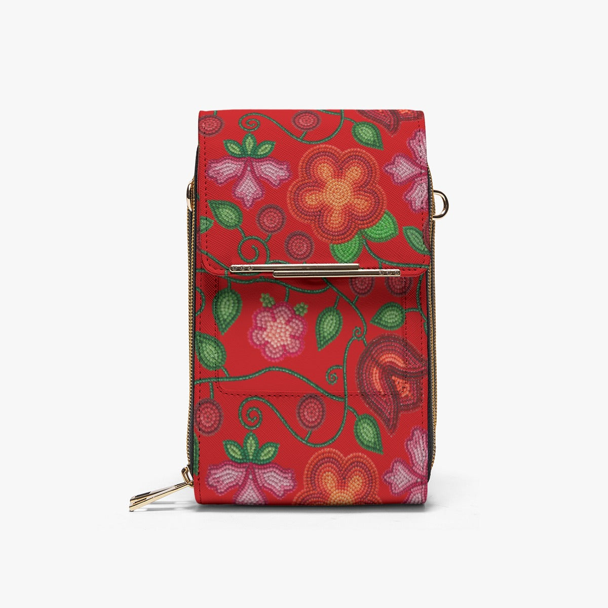 Rose Reverie Red Mobile Phone Chest Bag