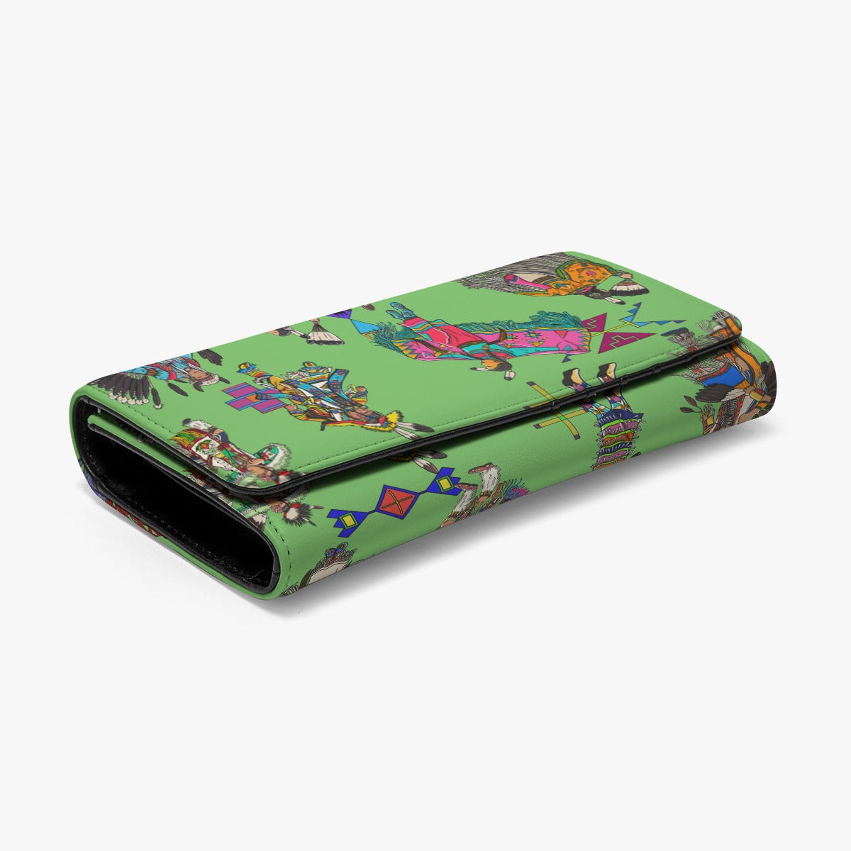Grand Entry Dancers Grass Foldable Wallet