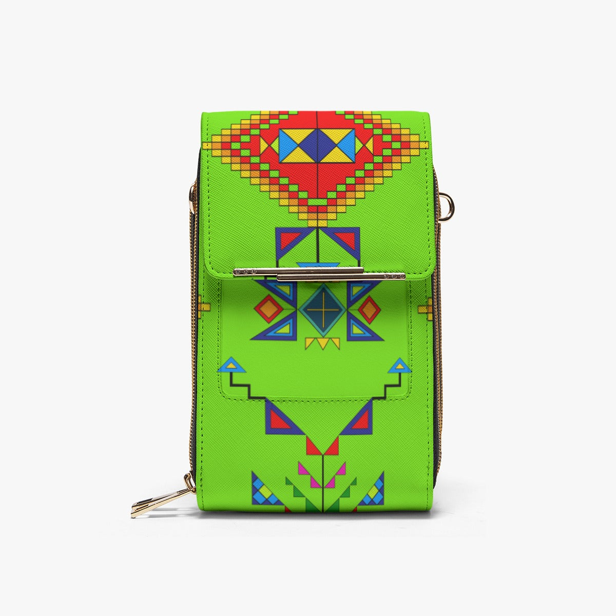 Buffalo Jump Neon Green Mobile Phone Chest Bag