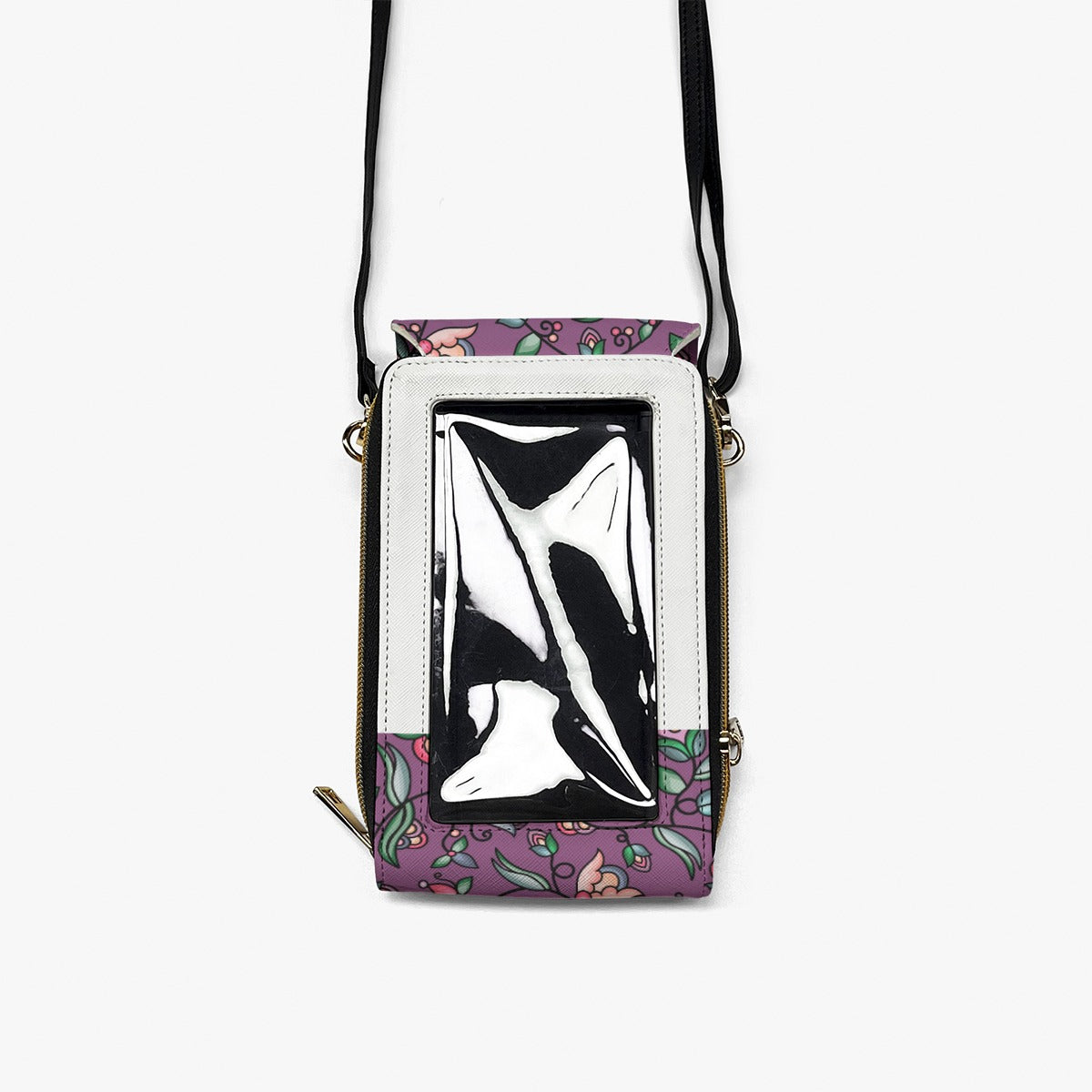 Amber Evening Garland Purple Mobile Phone Chest Bag