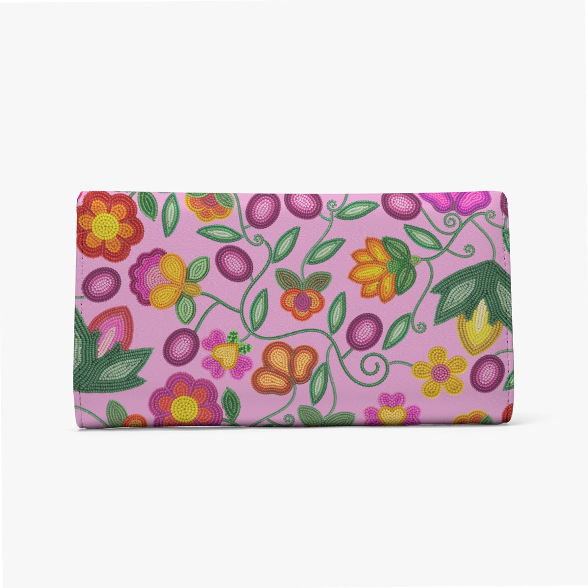 Boreal Bounty Pink Foldable Wallet