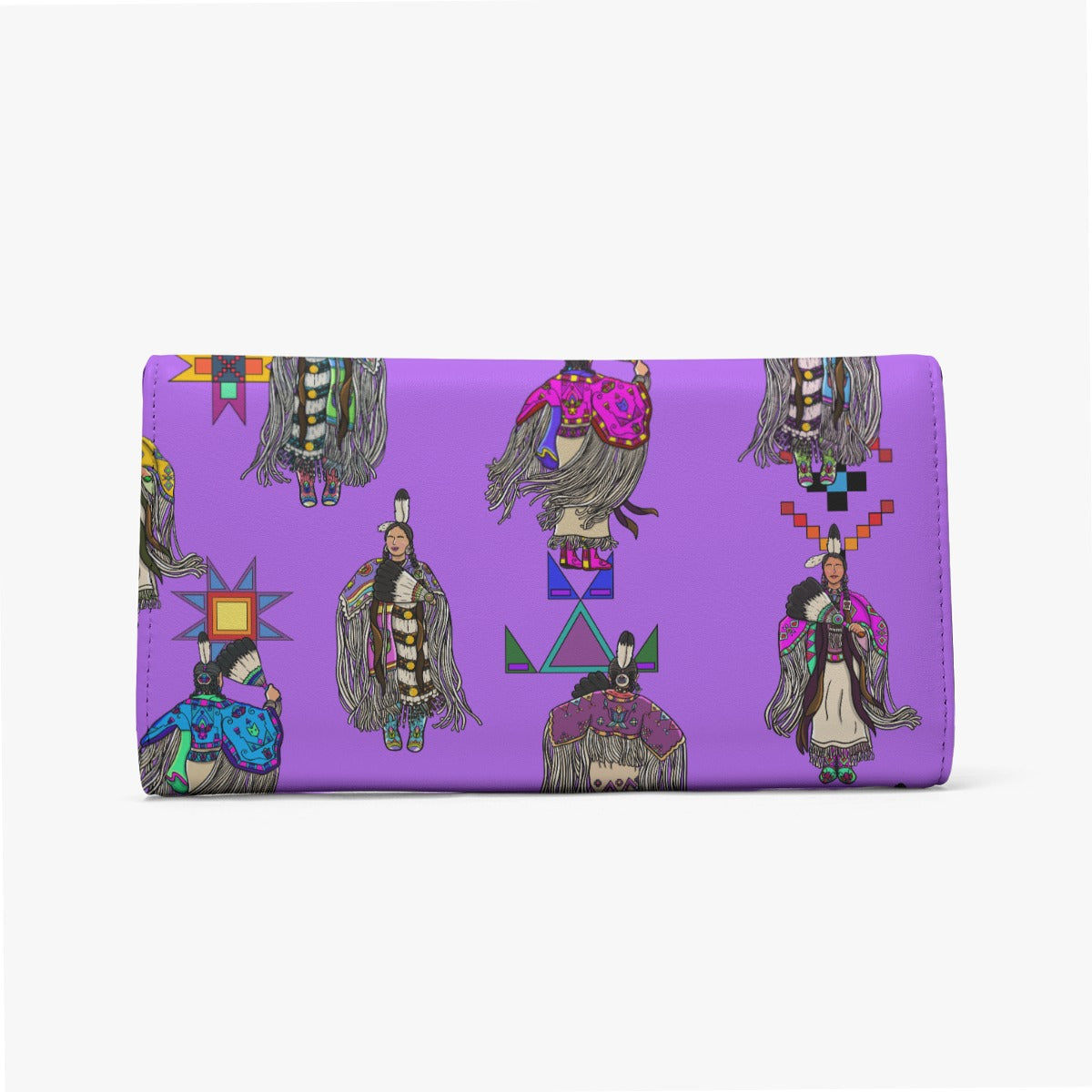 Women's Tradish Dancers Purple Foldable Wallet