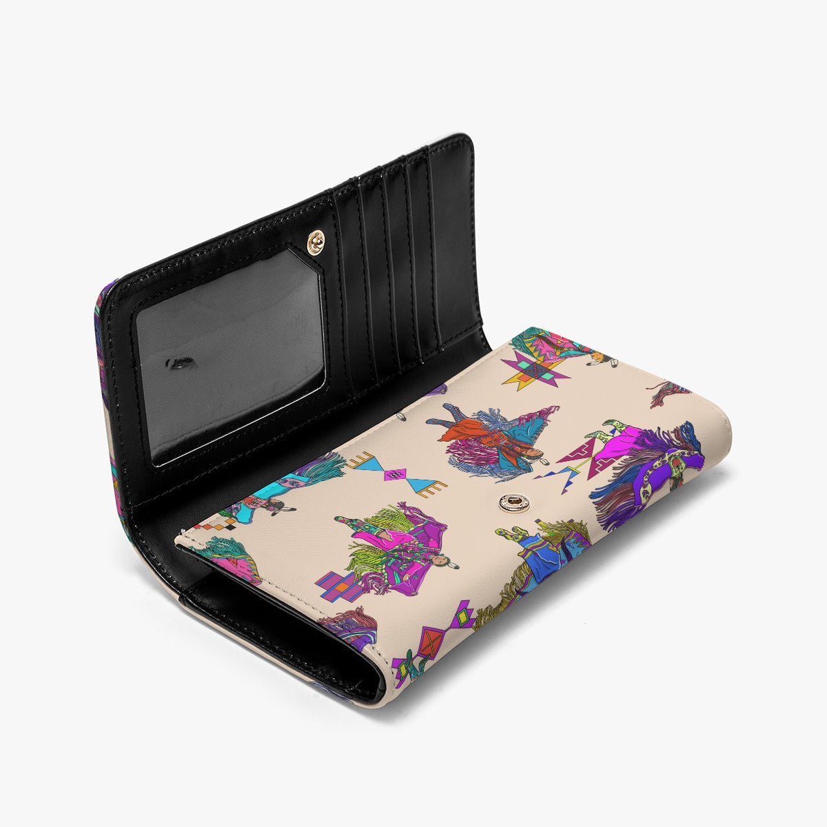 Women's Fancy Dancers Muslin Foldable Wallet