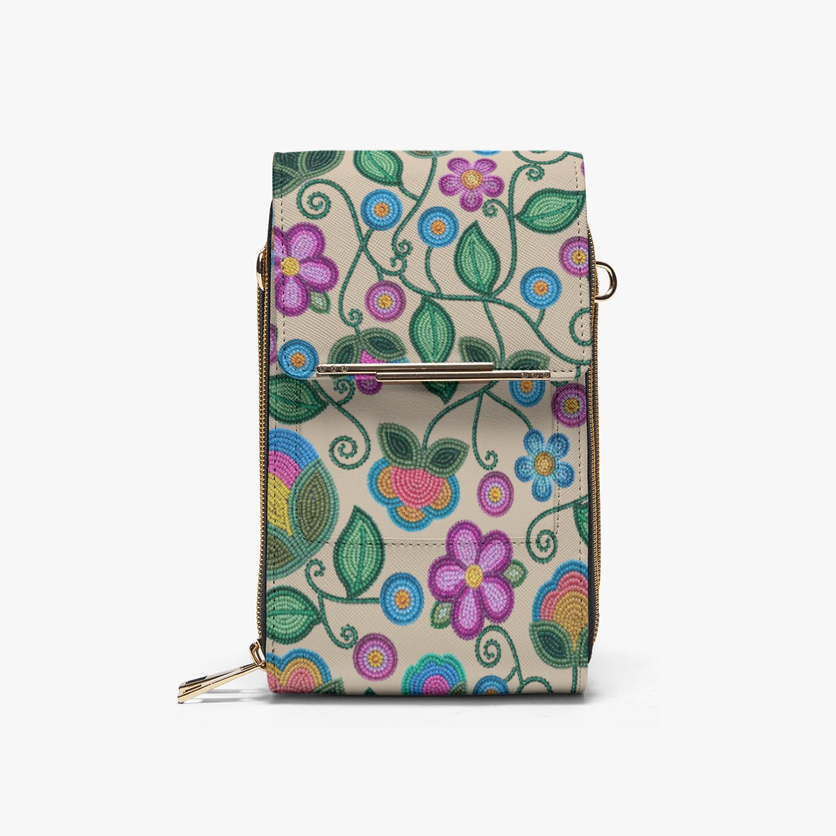 Turquoise Sunbeam Cream Mobile Phone Chest Bag
