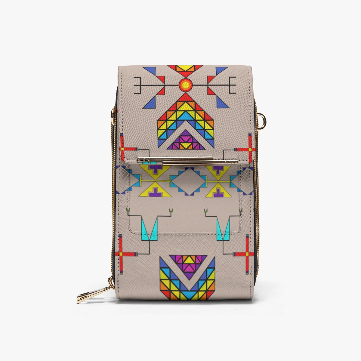 Rainy Chief Rainbow Black Large Tote Shoulder Bag