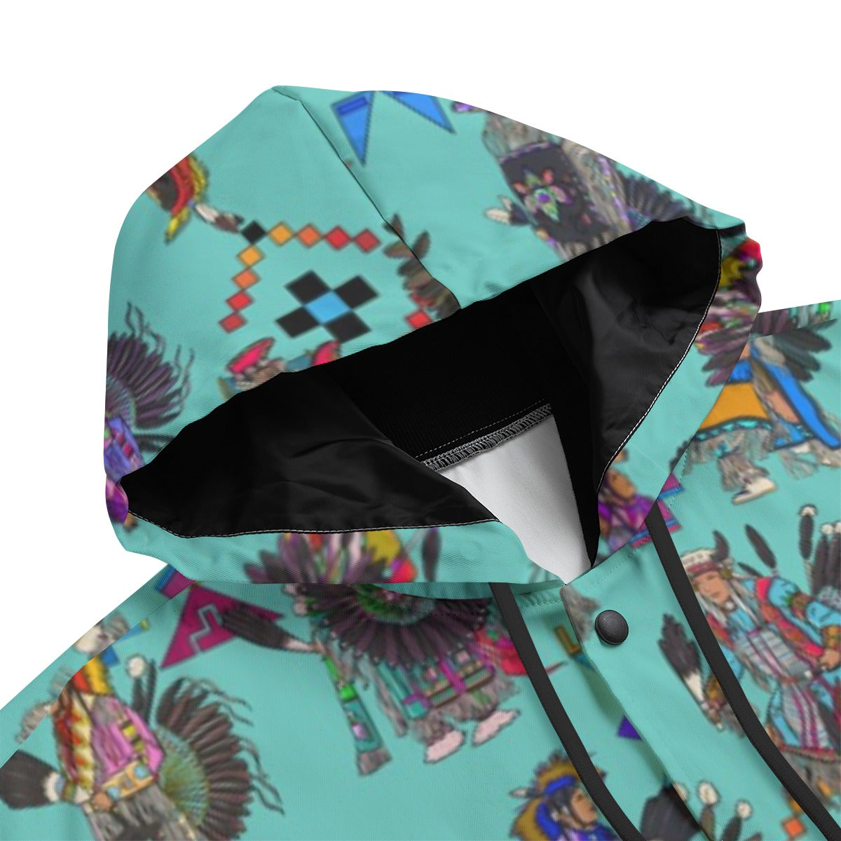 Men's Tradish Dancers Eggshell Blue Men's Varsity Jacket