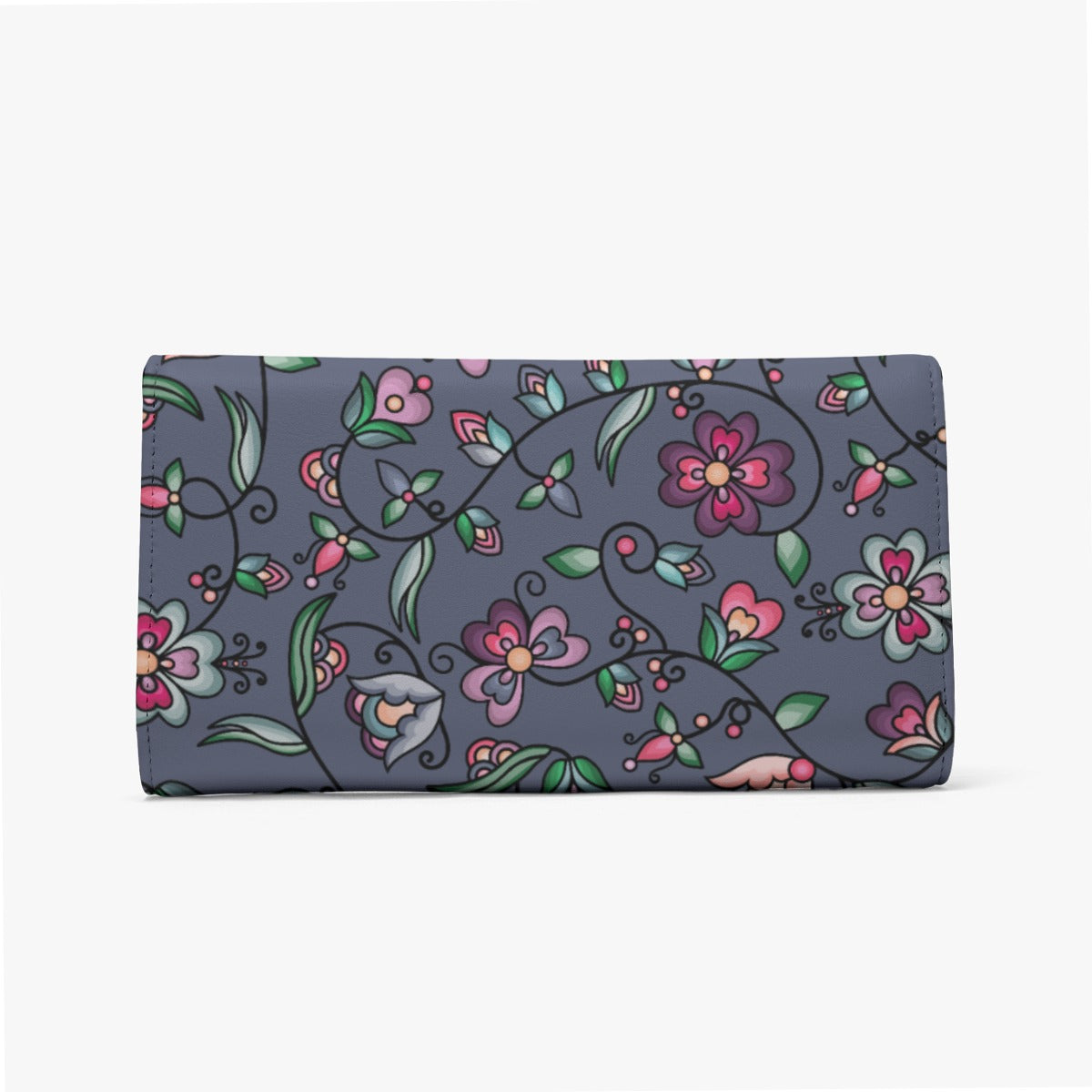 Amber Evening Garland Blue Foldable Wallet
