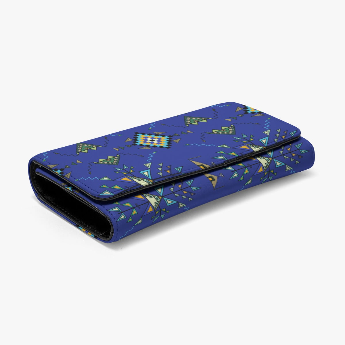Bear Shield Dark Blue Foldable Wallet