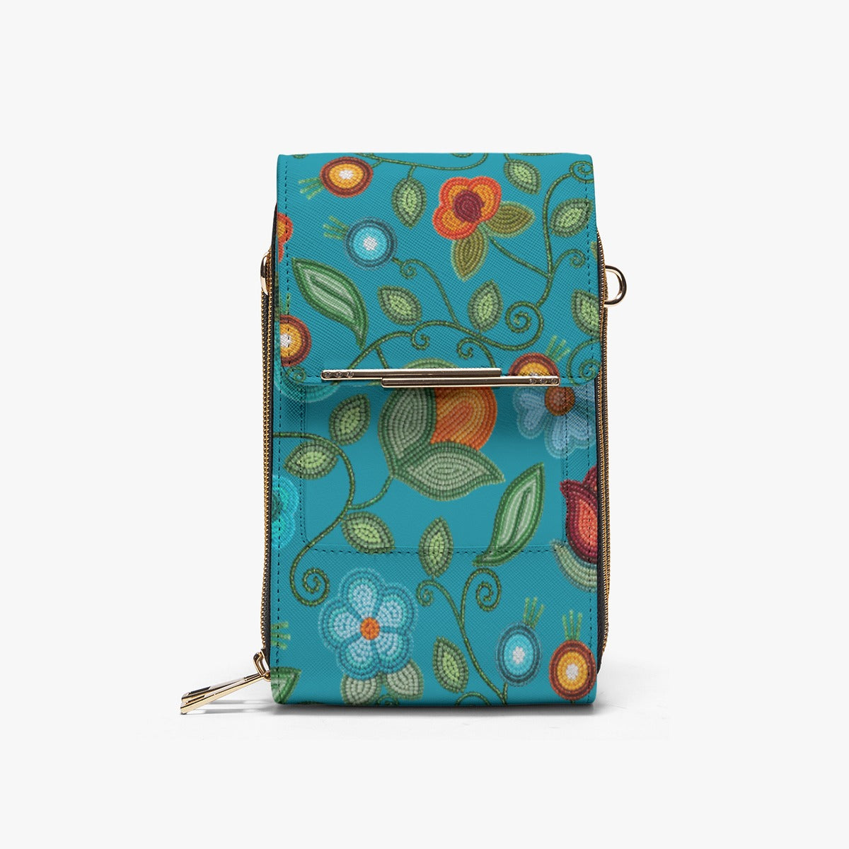 Prairie Fire Petals Ocean Mobile Phone Chest Bag