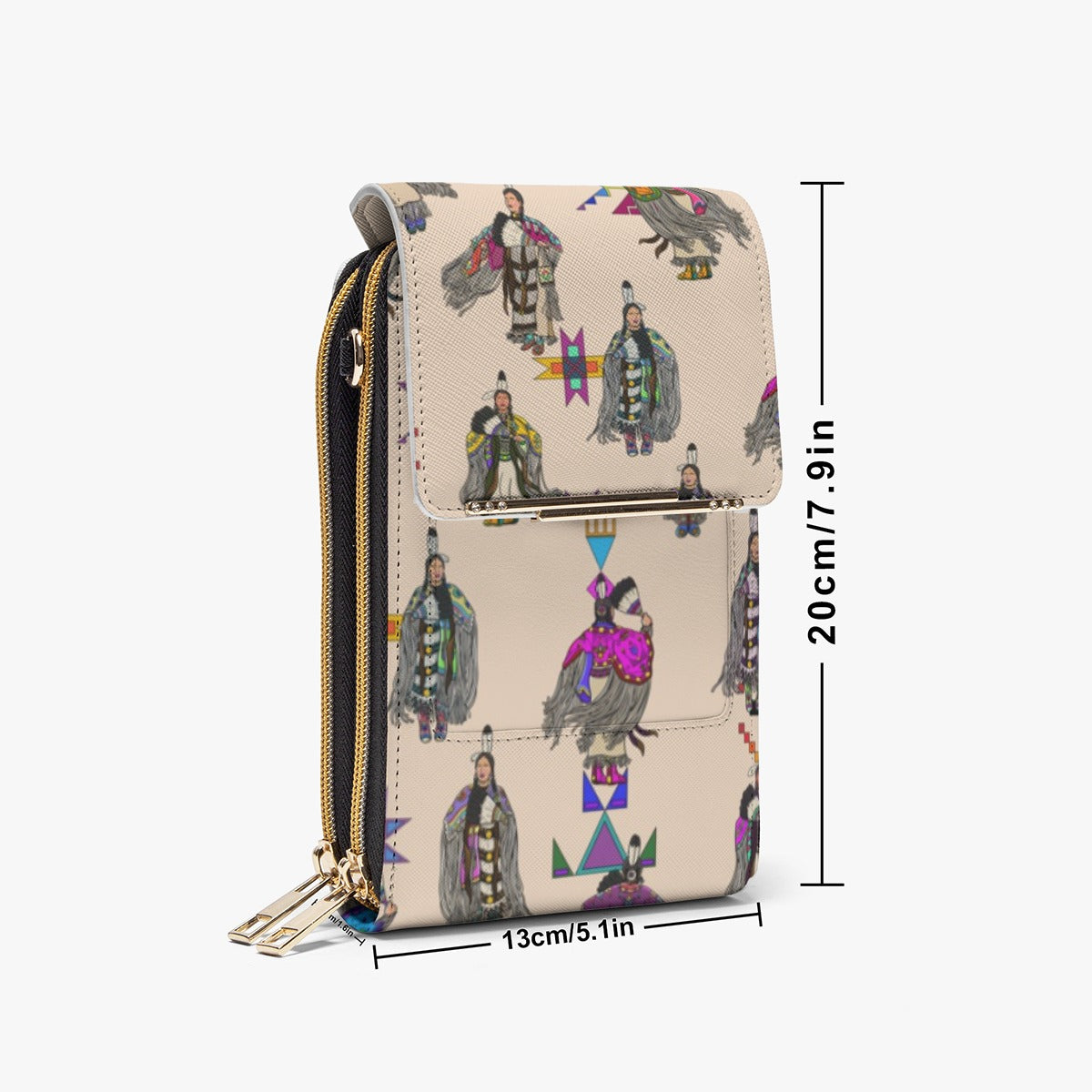 Women's Tradish Dancers Muslin Mobile Phone Chest Bag