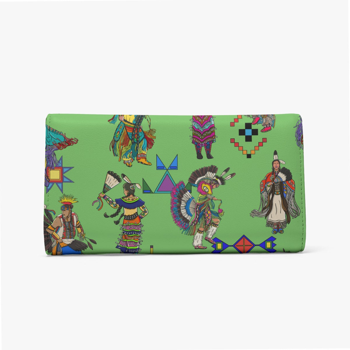 Grand Entry Dancers Grass Foldable Wallet