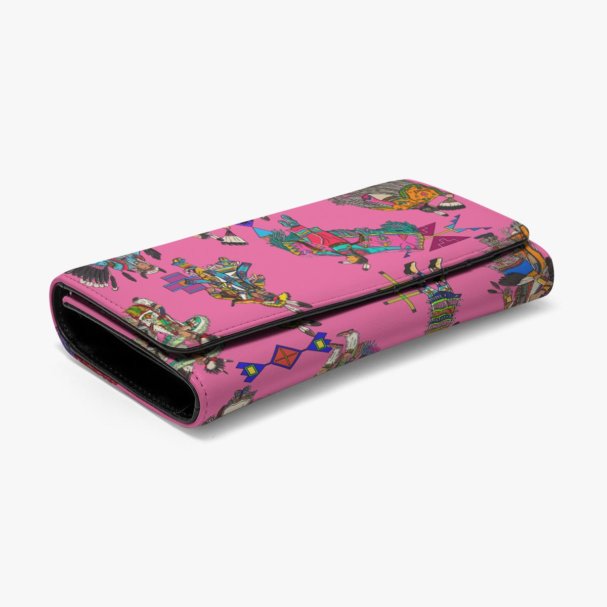 Grand Entry Dancers Pink Foldable Wallet