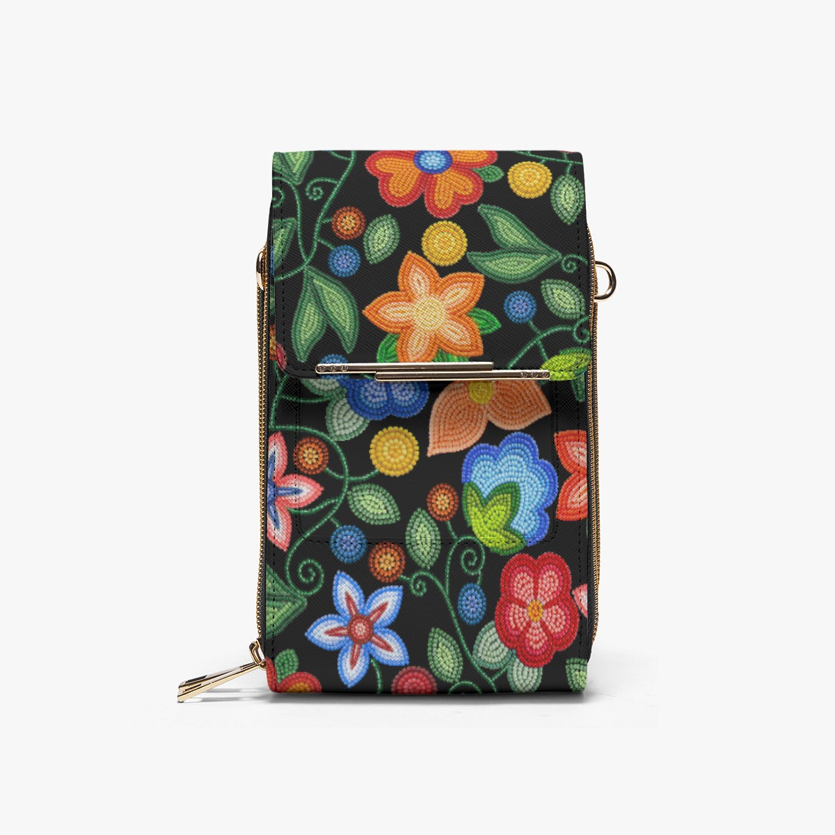 Morning Harmony Black Mobile Phone Chest Bag