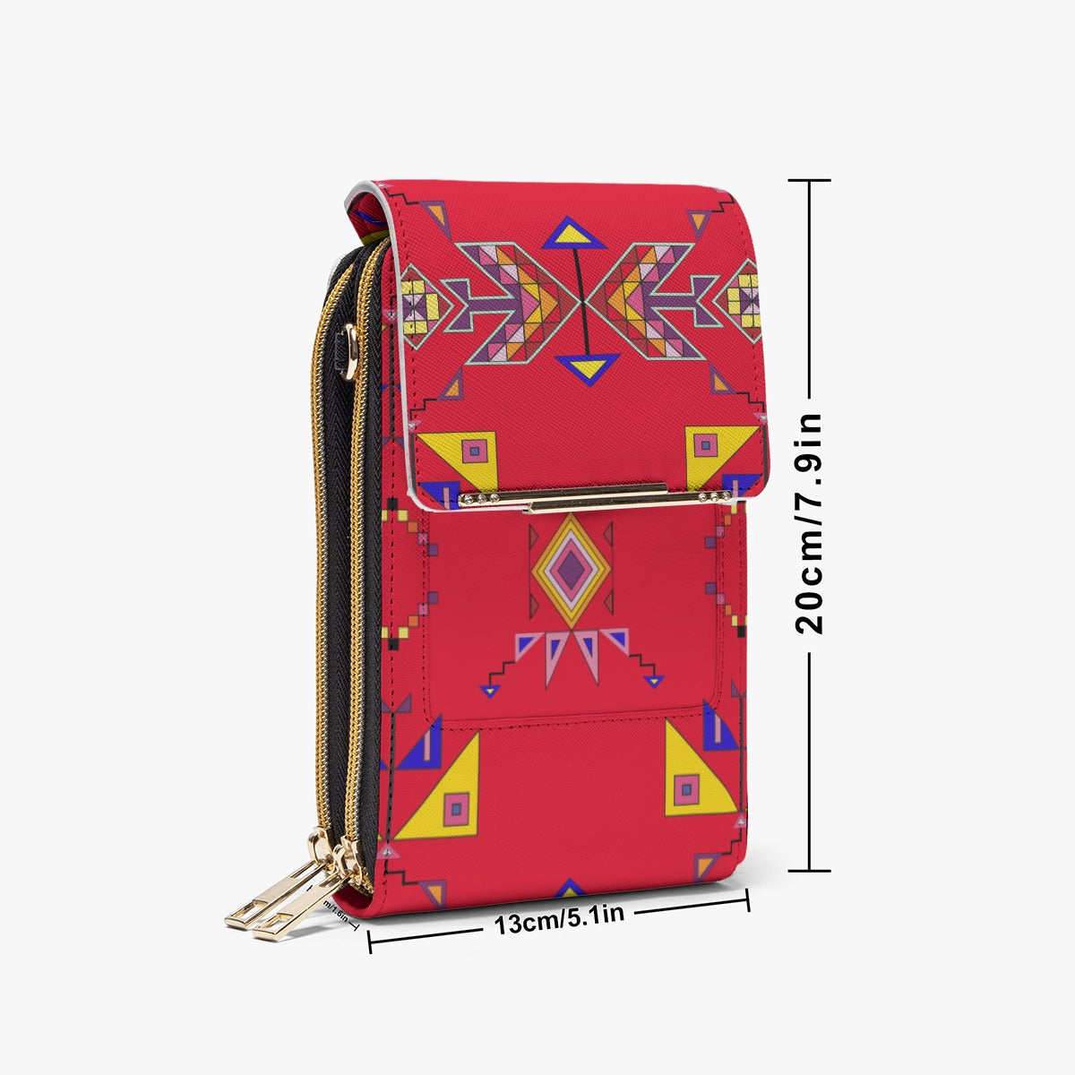 Scattered Generations Red Mobile Phone Chest Bag