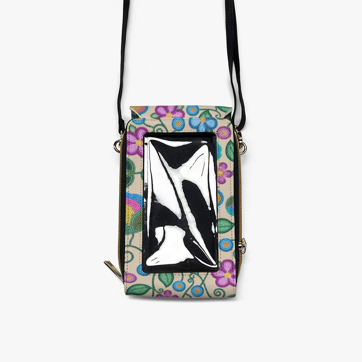 Turquoise Sunbeam Cream Mobile Phone Chest Bag