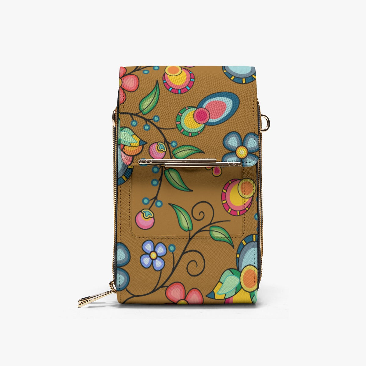 Floral Bounty Fall Leaves Mobile Phone Chest Bag