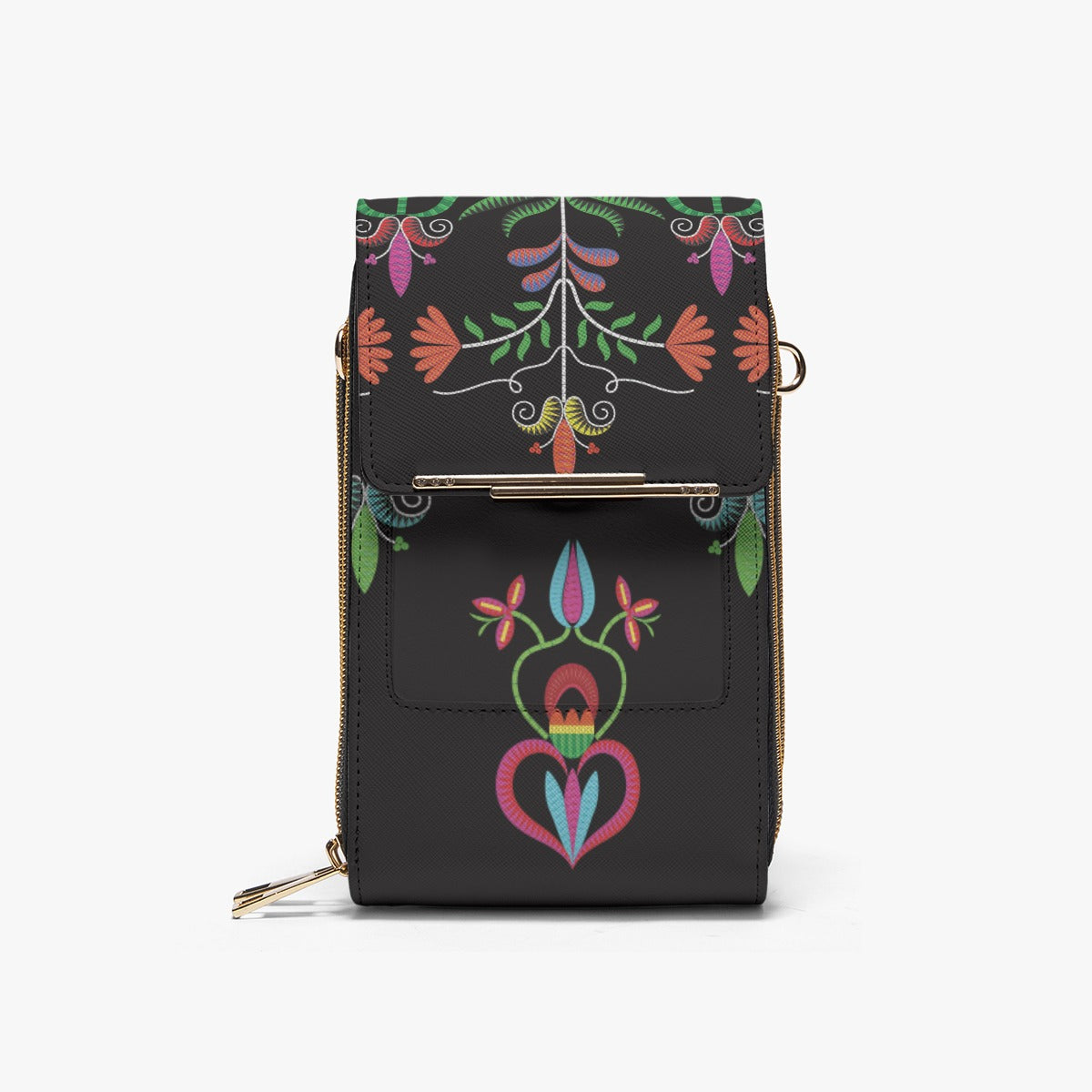 Heartbeat Petals ECM Orange Mobile Phone Chest Bag