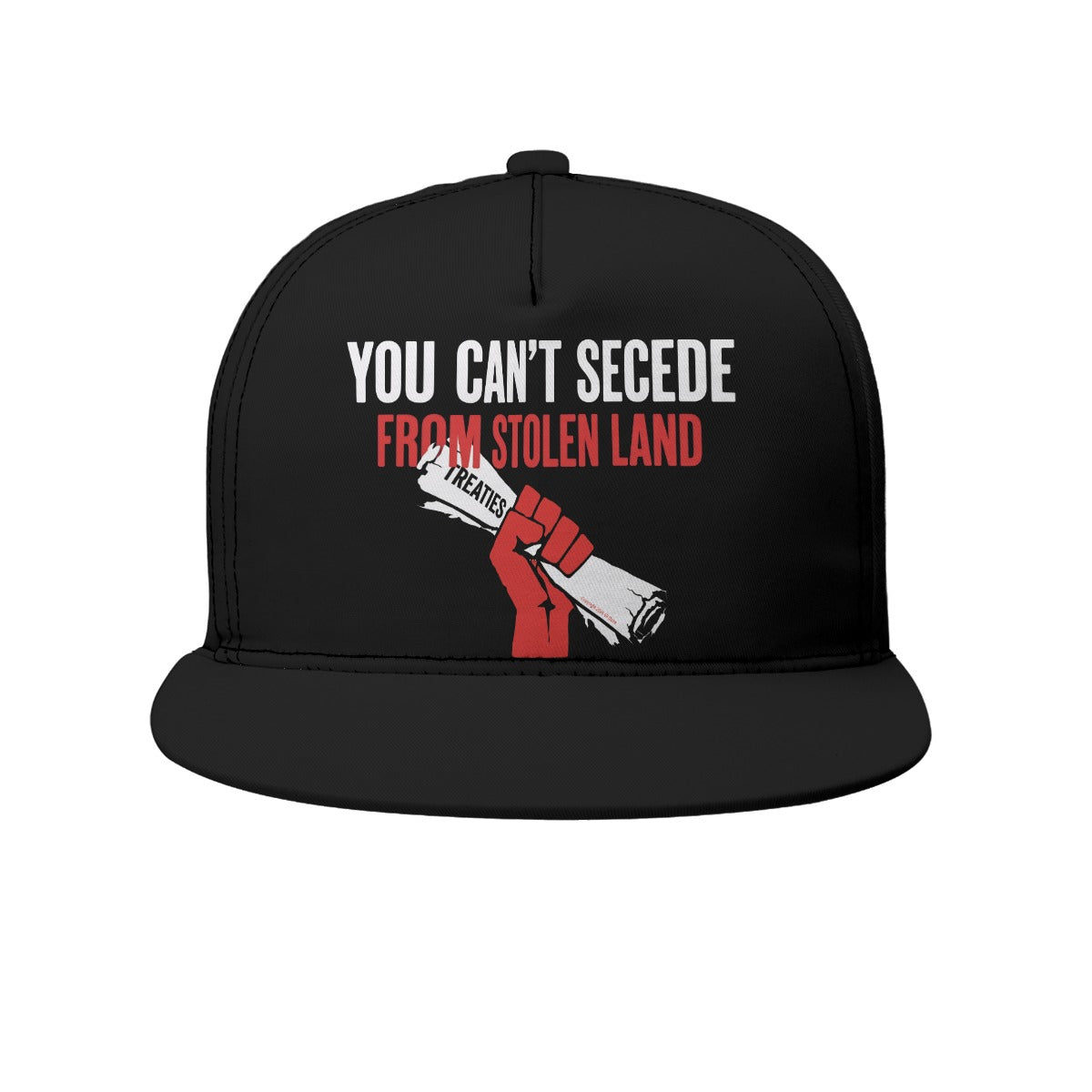 All-Over Print Flat-Brim Baseball Cap With Box