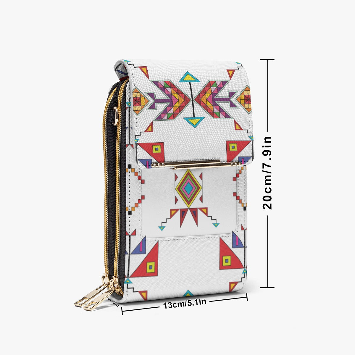 Scattered Generations White Mobile Phone Chest Bag