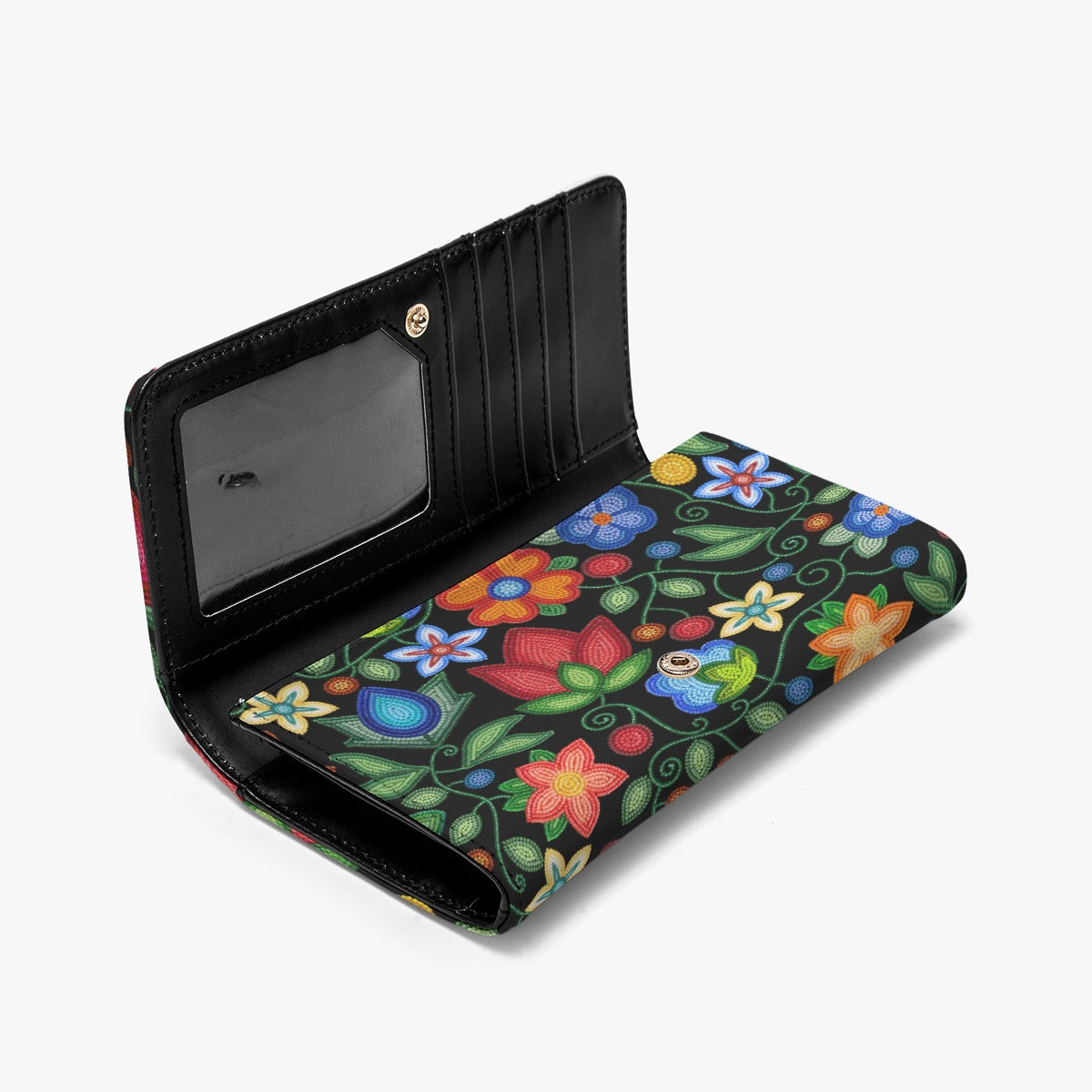 Morning Harmony Black Foldable Wallet