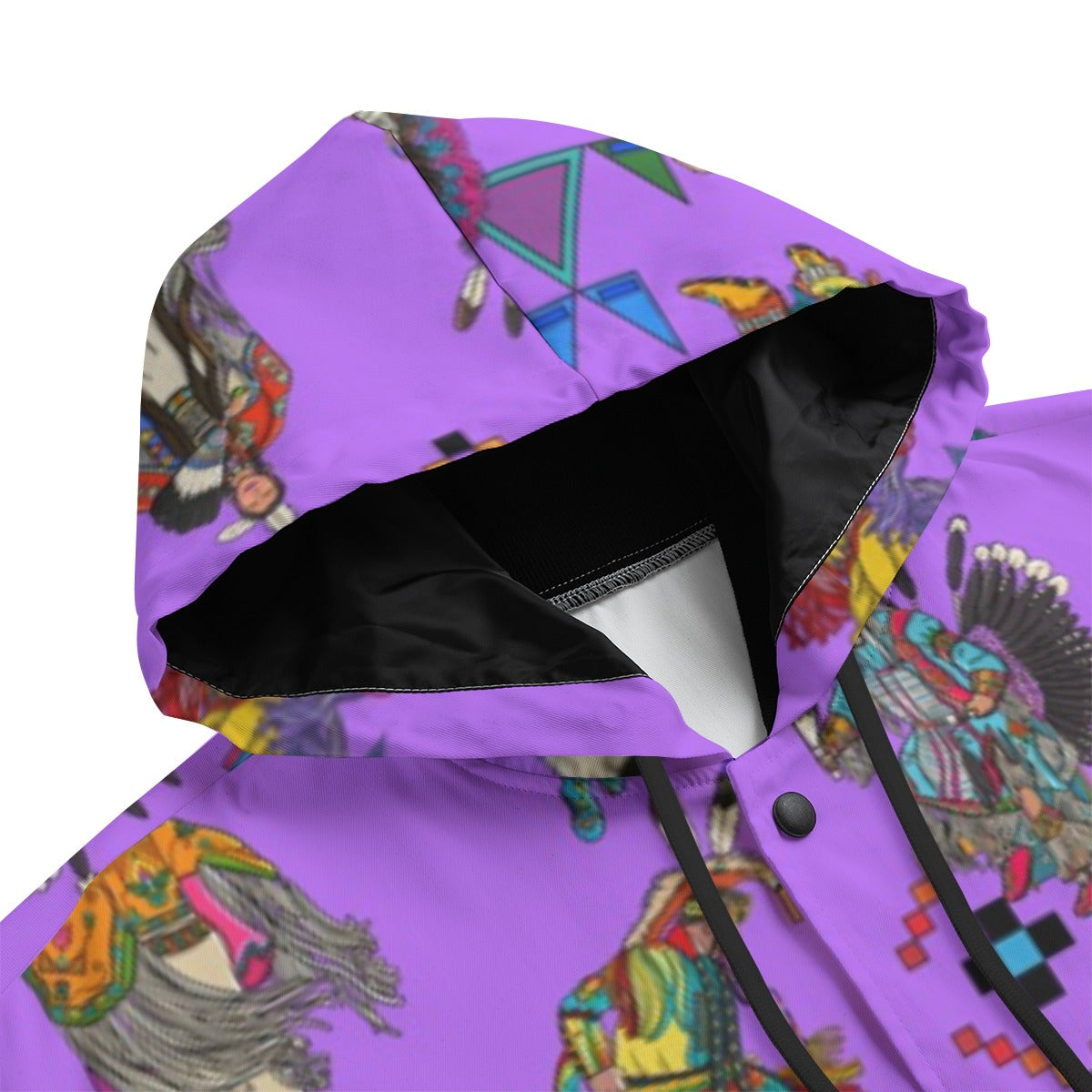 Grand Entry Dancers Purple Men's Varsity Jacket