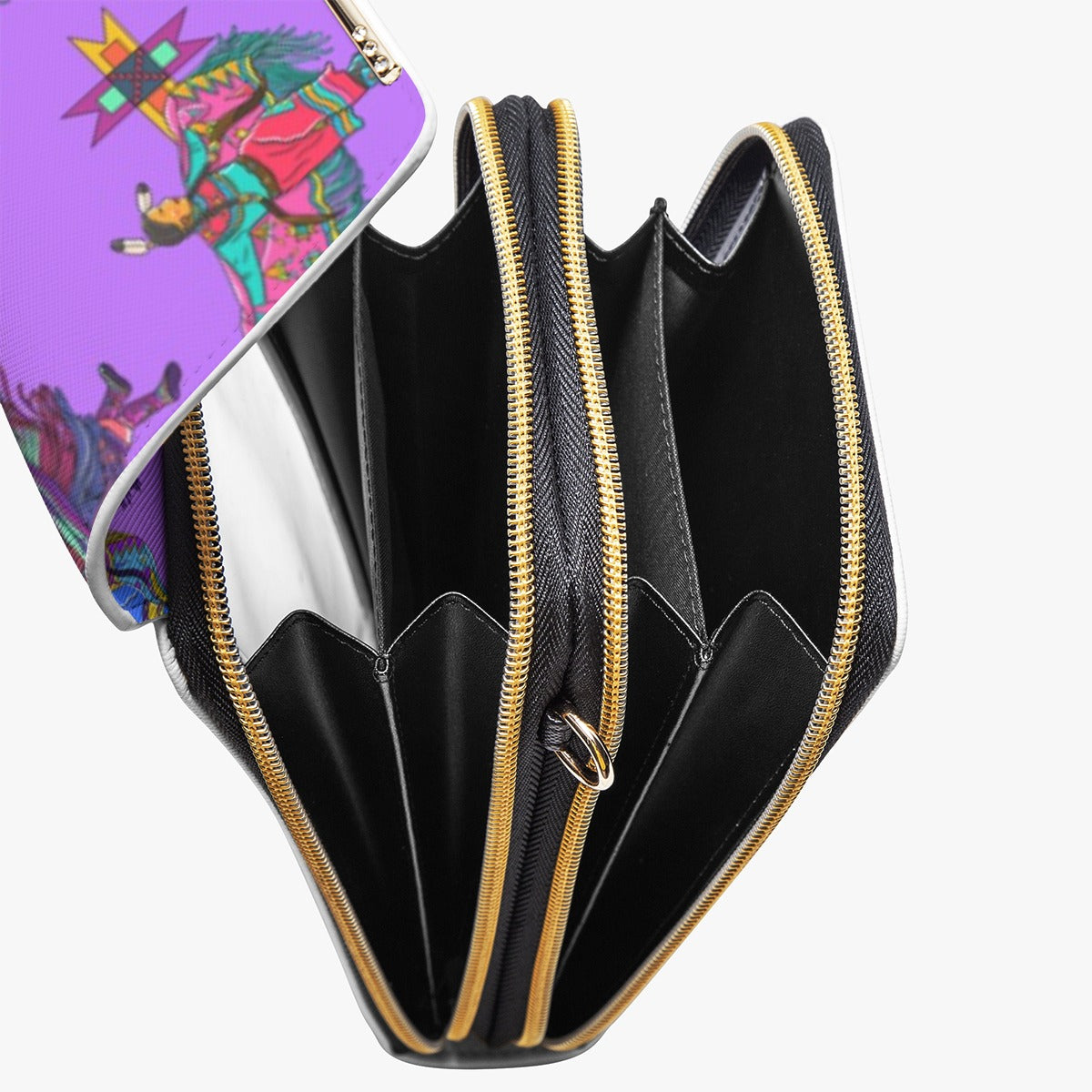 Women's Fancy Dancers Purple Mobile Phone Chest Bag