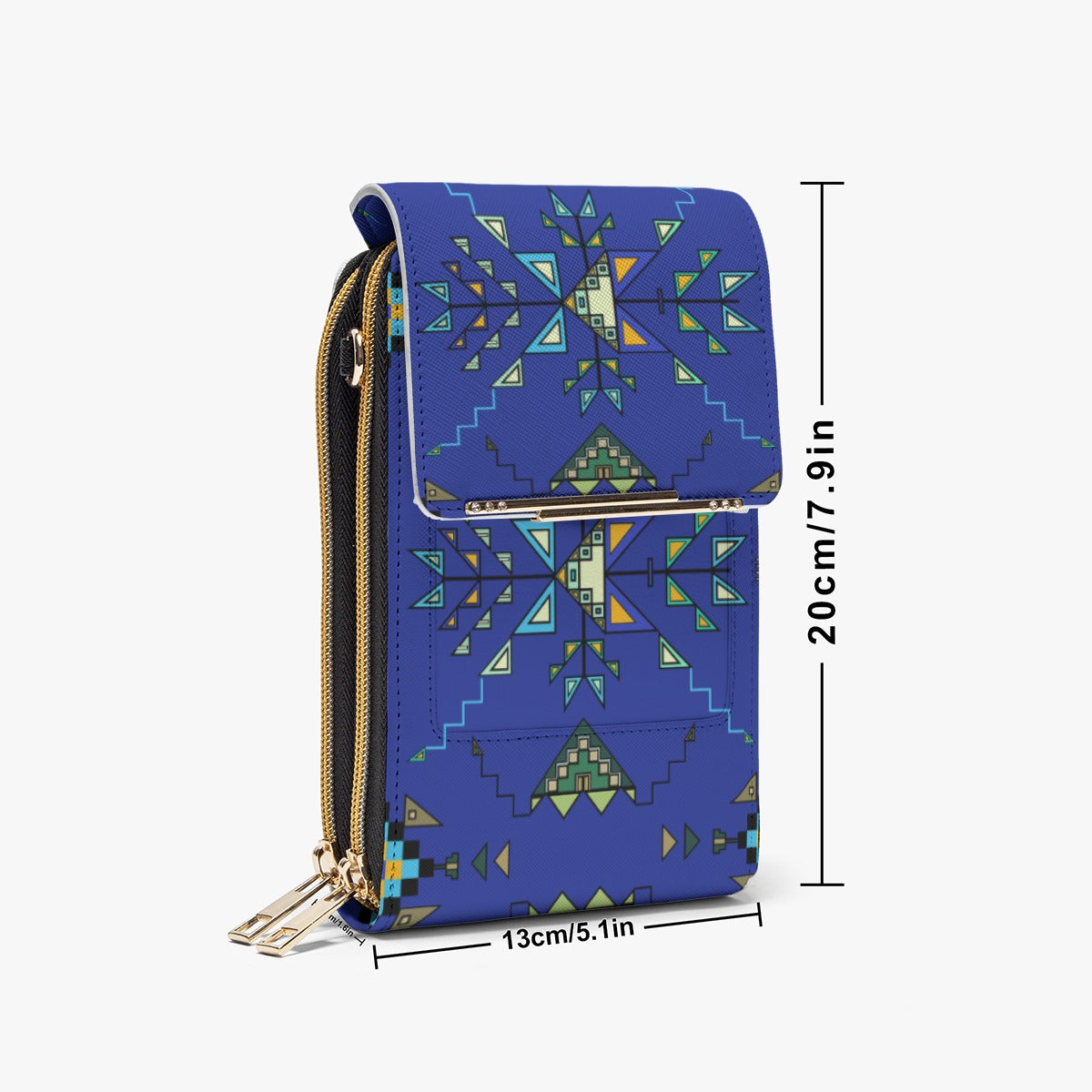 Bear Shield Dark Blue Mobile Phone Chest Bag