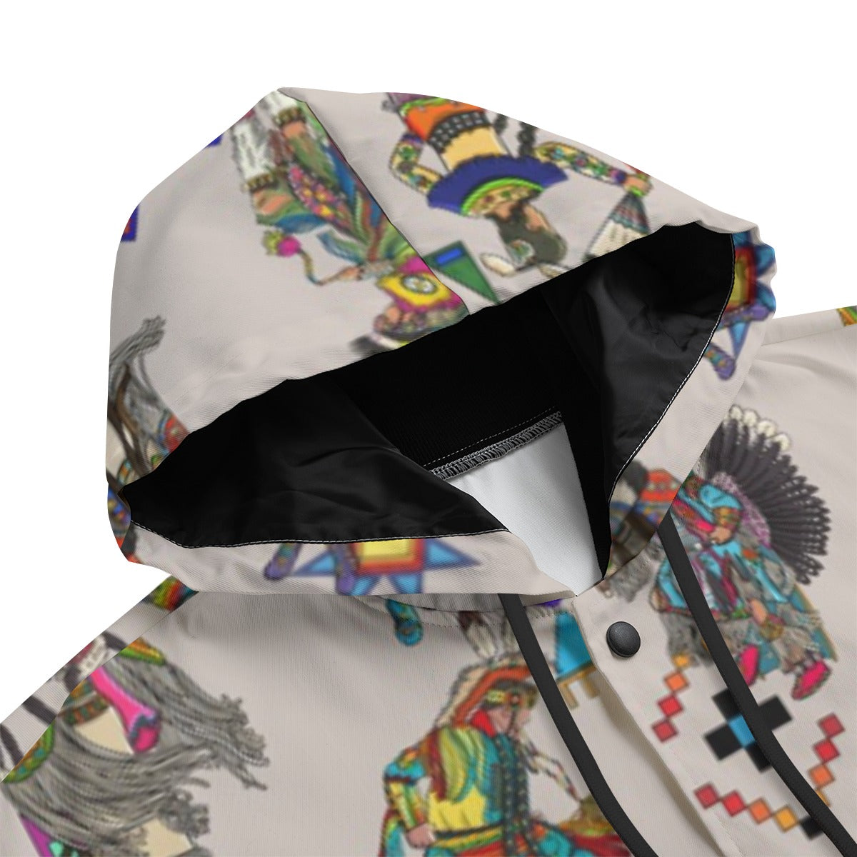 Grand Entry Dancers Muslin Men's Varsity Jacket